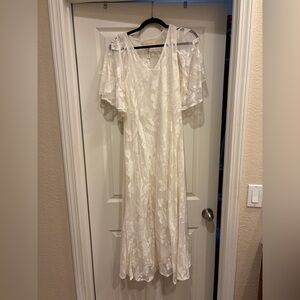 Elegant NWT Laude the Label White Lace Dress